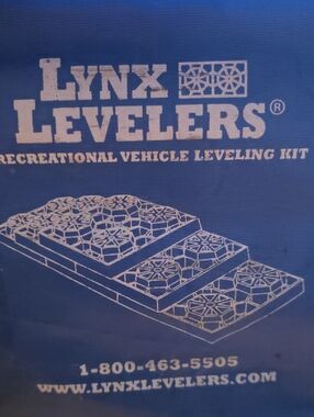 Blue RV Leveling Kit Bag